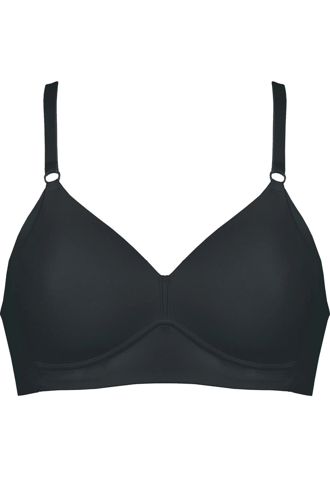 Soft Bra with Side Smoother Effect - Black