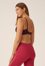 Load image into Gallery viewer, Soft Bra with Side Smoother Effect - Burgundy