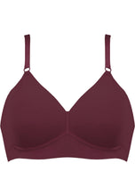 Load image into Gallery viewer, Soft Bra with Side Smoother Effect - Burgundy