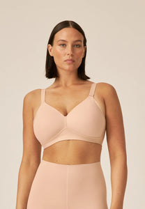 Soft Bra with Side Smoother Effect - Light Beige