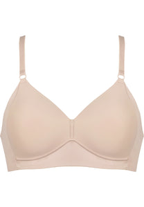 Soft Bra with Side Smoother Effect - Light Beige