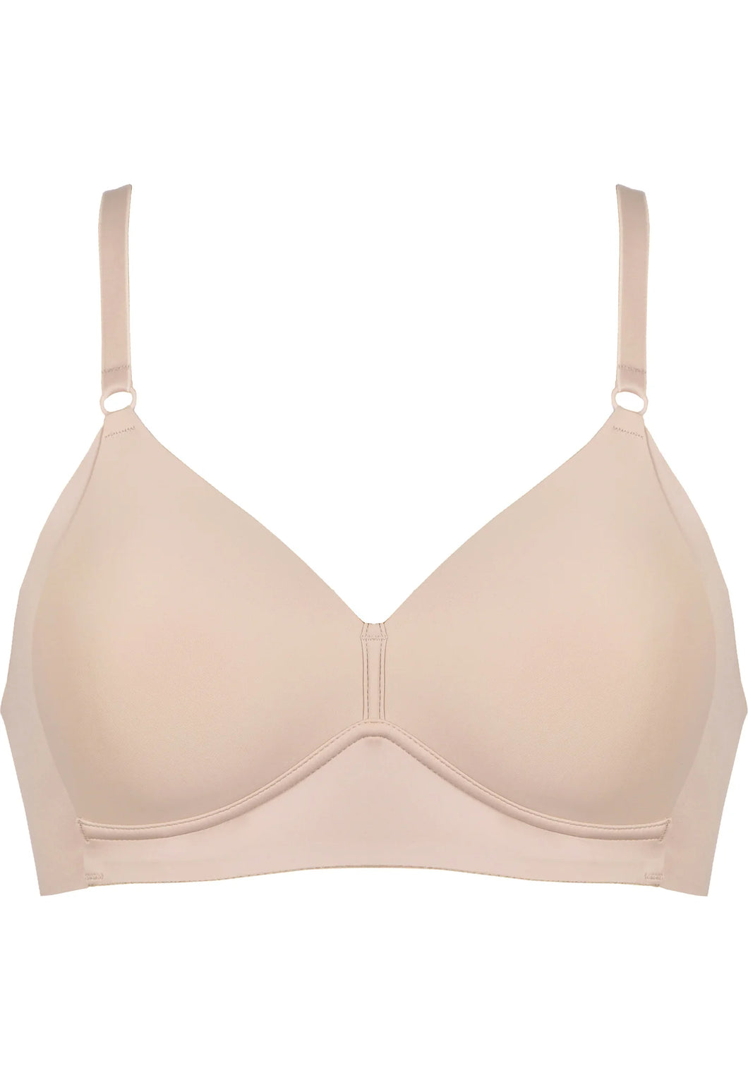 Soft Bra with Side Smoother Effect - Light Beige