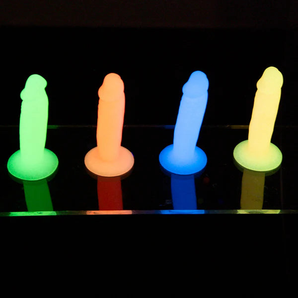 Addiction - Silly Willy – Glow in the Dark - 3.3” Silicone Dildo