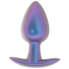 Load image into Gallery viewer, Ouch! Smooth Silicone 3.1 Inch Butt Plug in Metallic Blue