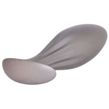 Load image into Gallery viewer, Ouch! Smooth Silicone Oval Butt Plug in Gun Metal