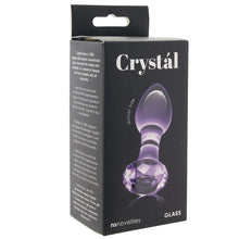 Load image into Gallery viewer, Crystal Glass Gem Plug in Purple