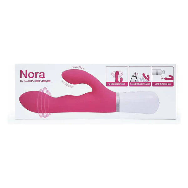 Lovense Nora – Bluetooth Rabbit Vibrator – Pink