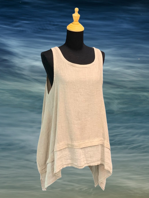 STONE WASH TANK TOP