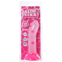 Load image into Gallery viewer, Glow Stick Heart Glow in the Dark Dildo