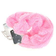 Load image into Gallery viewer, Playful Furry Cuffs with Keys in Pink