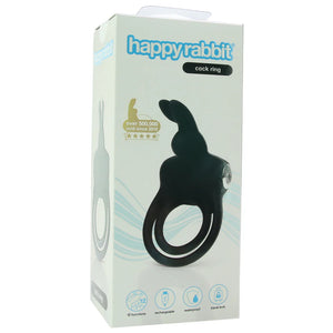 Happy Rabbit Vibrating Cock Ring in Black