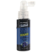 Load image into Gallery viewer, GoodHead Juicy Head Sours Mouth Spray 2oz/59ml in Blueberry