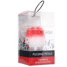 Load image into Gallery viewer, Bloomgasm Pulsing Petals Rose Stimulator in Red