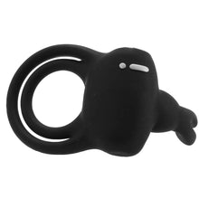 Load image into Gallery viewer, Happy Rabbit Vibrating Cock Ring in Black