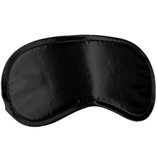 Load image into Gallery viewer, Black &amp; White Satin Eye Mask