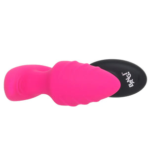 Bang! Rotating & Vibrating Butt Plug in Pink