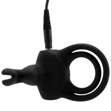 Load image into Gallery viewer, Happy Rabbit Vibrating Cock Ring in Black