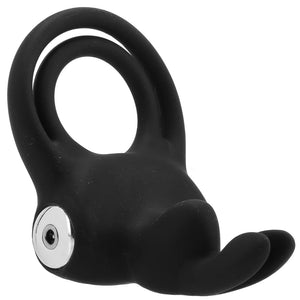 Happy Rabbit Vibrating Cock Ring in Black